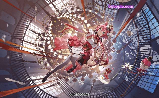 原创, 虚拟主播, Sakurada Hane, 粉色头发, 风景