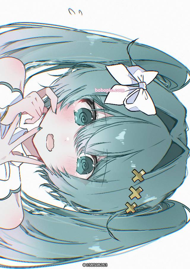 插画, 初音未来, vocaloid, 女孩子, Vocaloid, girl