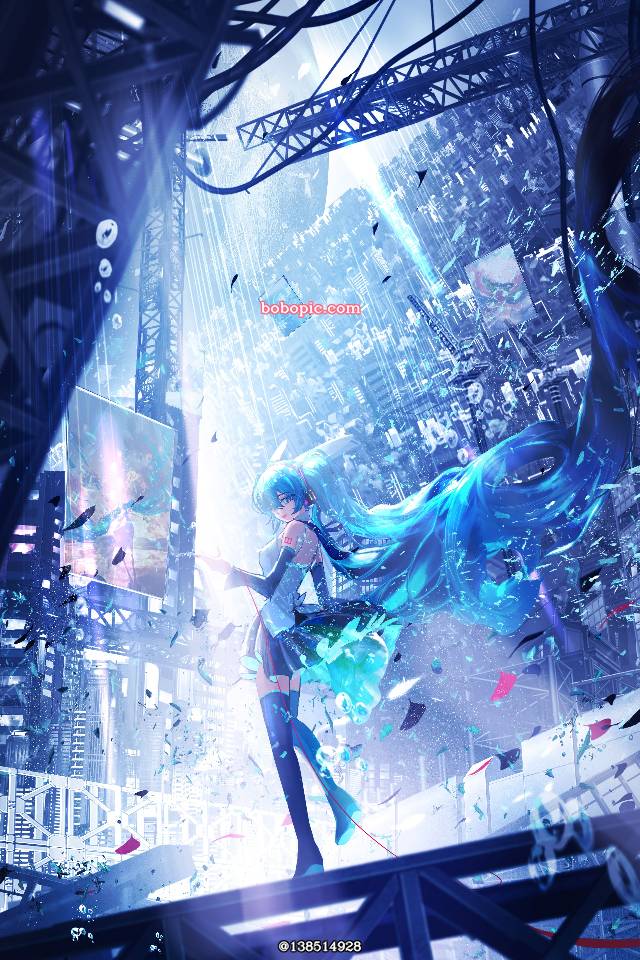 风景, background, 插画, 初音未来, miku, 冬CM, Comiket, 原创, future