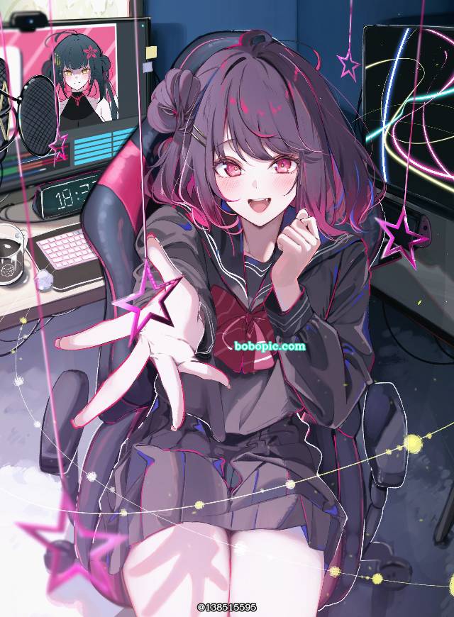 女孩子, 封面, red hair, 轻小说