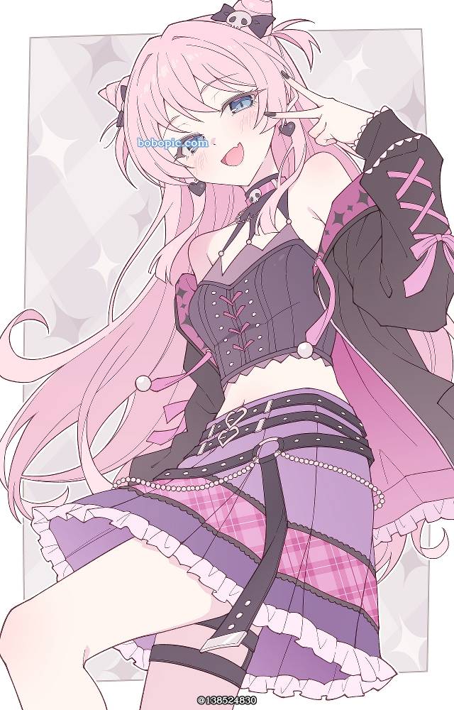 BanG Dream!, Anon Chihaya, 粉色头发, smile