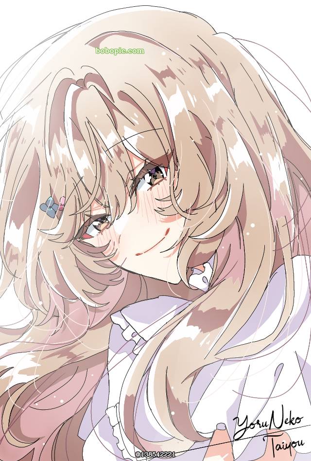 我怎么可能成为你的恋人，不行不行！, Birthday Illustration, happy birthday, 女孩子