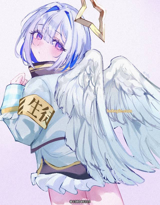 Hololive, 女孩子, 天音彼方, angel, Virtual Youtuber 100+ bookmarks, 羽翼