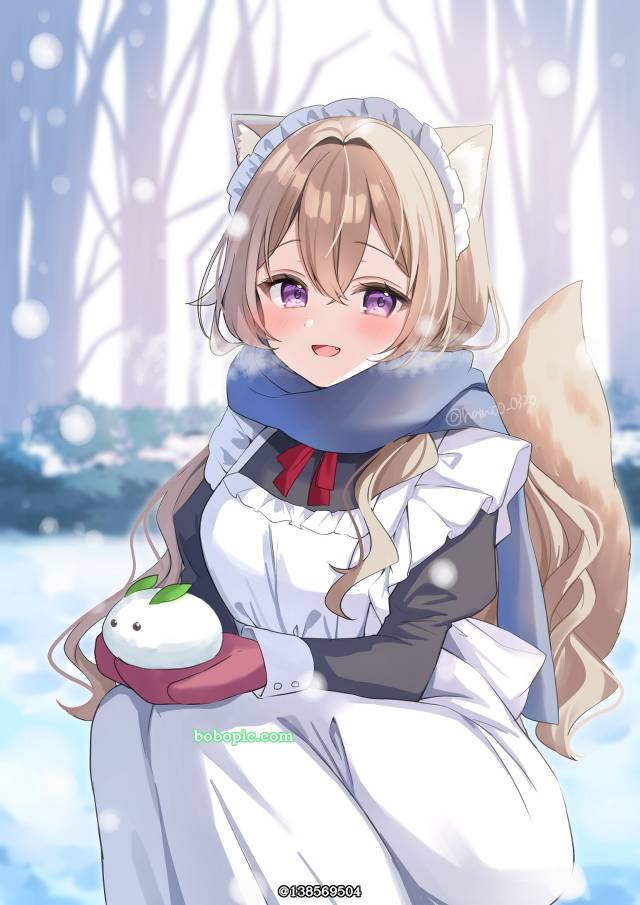 女孩子, 原创, 兽耳, 原创, 兽耳, 女仆