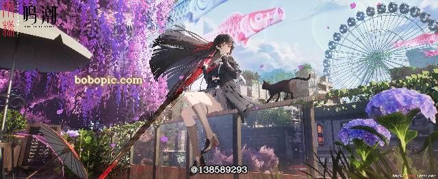 Wuthering Waves, Chisa, 二次创作, 美, 女孩子, Wuthering Waves, 水手服, Chisa (Wuthering Waves)