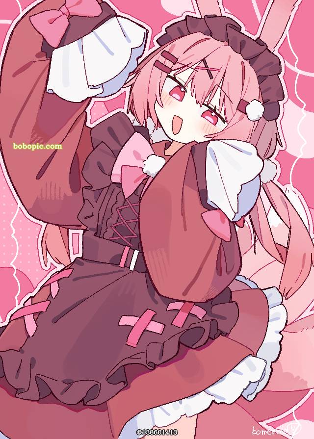 原创, 拟人化, 女仆装, 插画, 女孩子, 海牛, 女仆, 原创