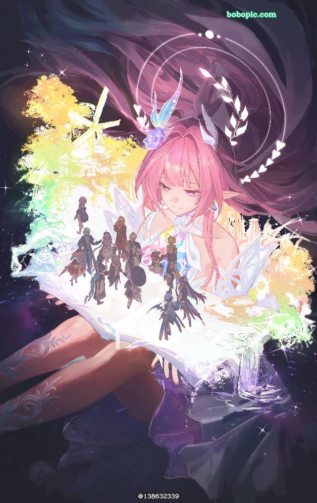 女孩子, Honkai: Star Rail, 崩坏：星穹铁道, illustration, doujin, Honkai: Star Rail, 昔涟, 崩坏：星穹铁道100收藏