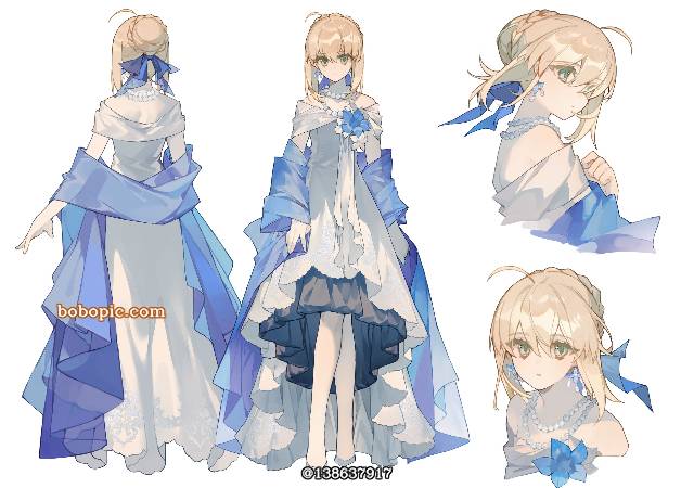 阿尔托利亚·潘德拉贡, Saber, 女孩子