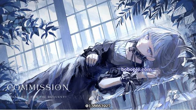 女孩子, commission, paid request, requested illustration, 商业绘图