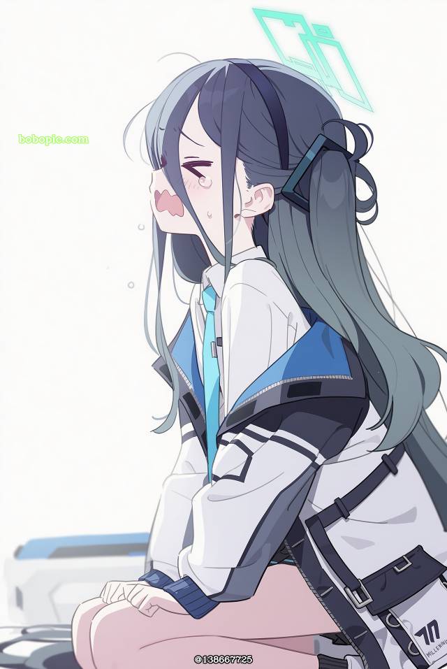 AI 画作, 女孩子, 萝莉, 碧蓝档案, Alice Tendou