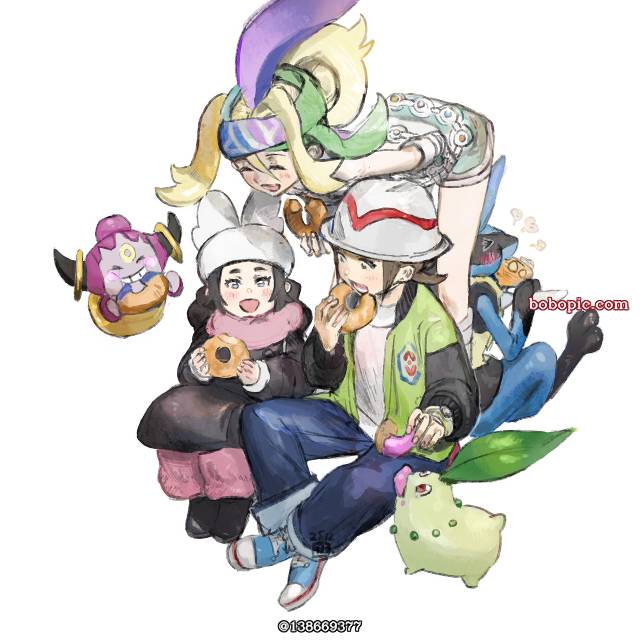 精灵宝可梦, Korrina, 菊草叶, Hoopa, 路卡利欧, 宝可梦人类角色, Pokemon 100+ bookmarks
