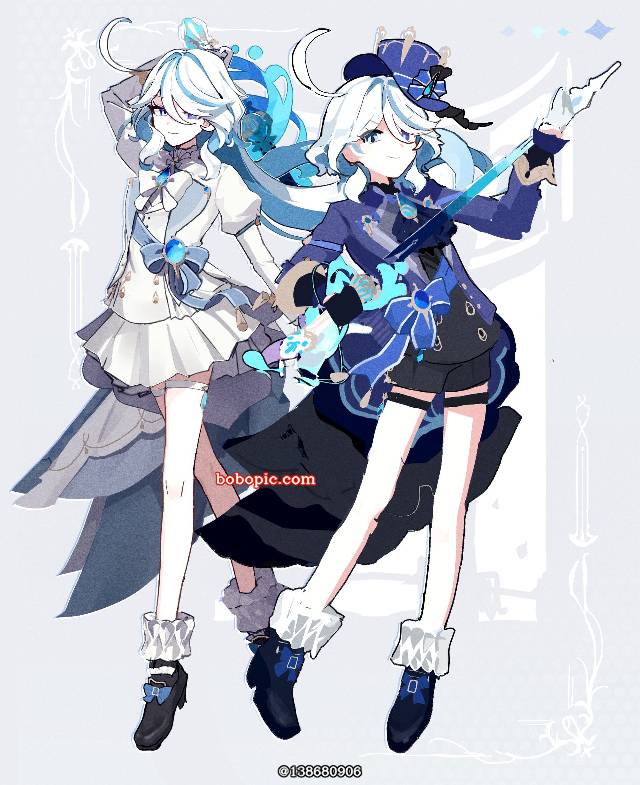 芙宁娜, Genshin Impact, 女孩子, Fenina, 芙卡洛斯