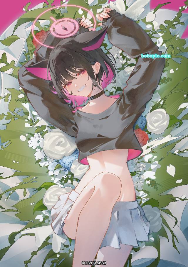 女孩子, 碧蓝档案, cat ears, 杏山和纱