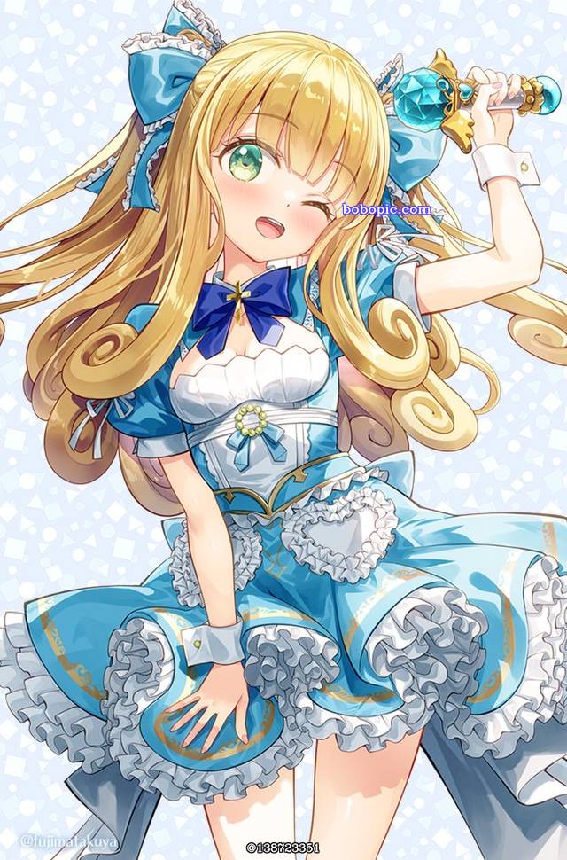 邪神与厨二病少女, 波波隆（邪神与厨二病少女）, smile, 金发