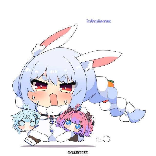 Q版, Hololive, Usada Pekora, Virtual Youtuber 100+ bookmarks