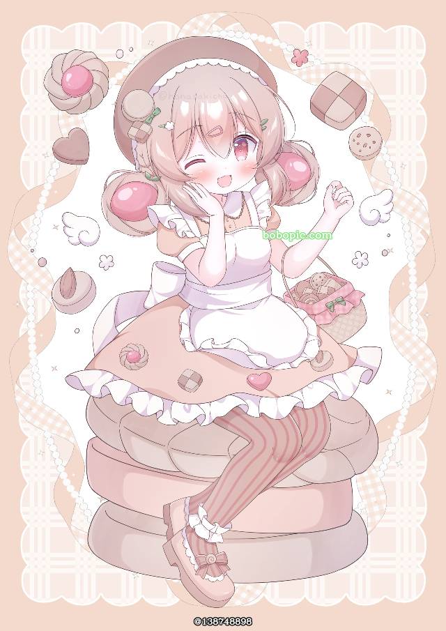 cookie, frills, 冬CM, sweets, hairpin, Comike