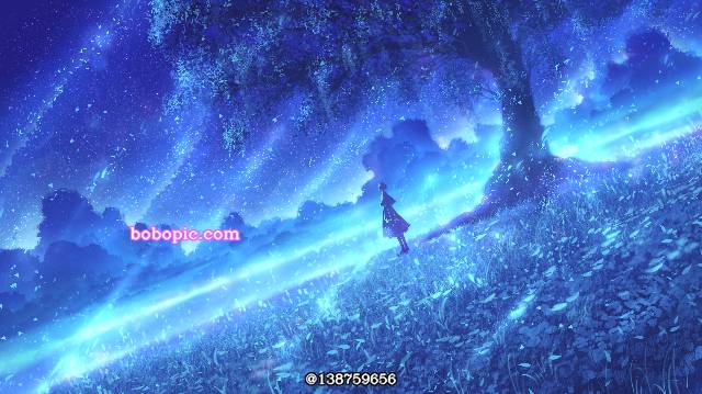 原创, 女孩子, 风景, night