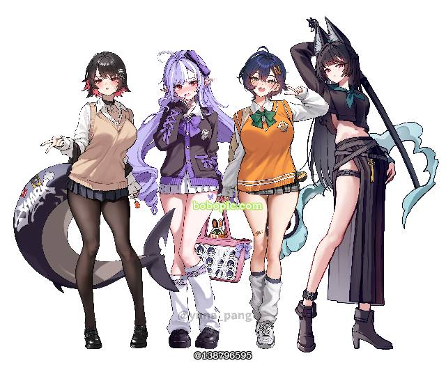 Zenless Zone Zero, 绝区零, 绝区零, Rin (Zenless Zone Zero), Ellen Joe, 绝区零1000收藏, 女高中生, 不良少女化