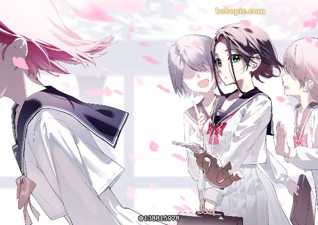 原创, 女孩子, uniform, yuri, showgirl, school uniform, white sailor uniform