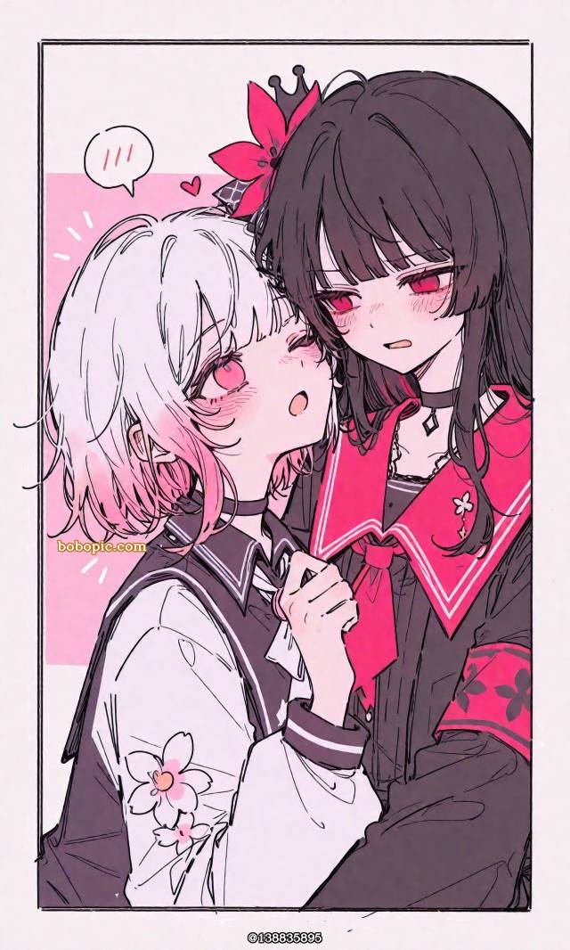 Mano mackerel, Sakuraba Ema, yuri, AI 画作, 芙卡洛斯