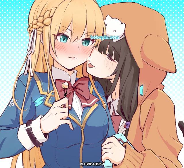 yuri, HEAVEN BURNS RED, Heaven Burns Red, Karen Asakura, Tsukasa Toujou