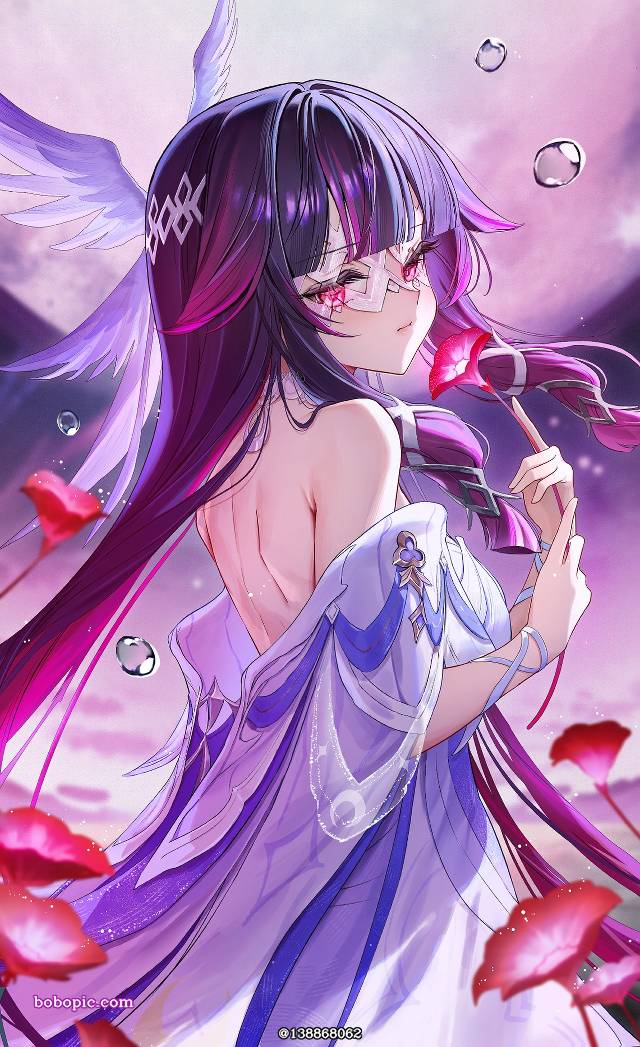 Genshin Impact, young girl, 哥伦比娅（原神）, flower