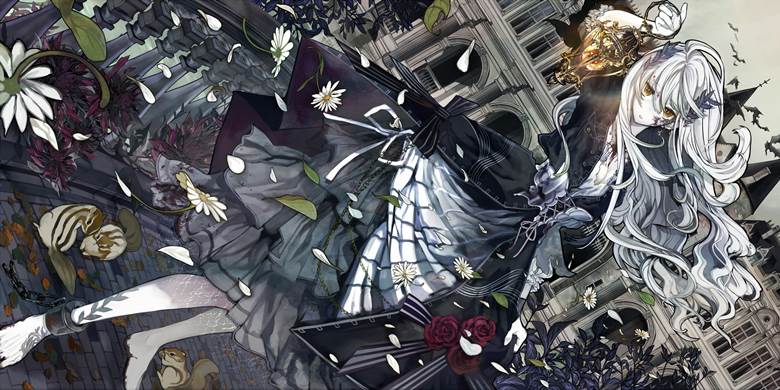 cover art, 原创, vampire, 太美了, 哥特萝莉, 原创10000users加入书籤, greyscale