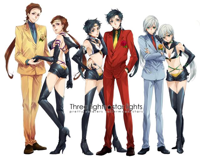 sailormoon, Starlights, recommended, this is lovely, thigh-high boots