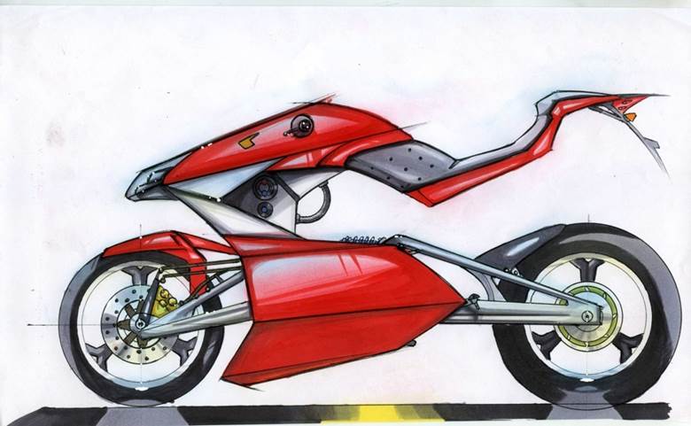 Ens1|garder830的pixiv摩托车插画图片