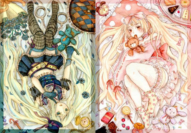 twins, original, gothic lolita, lolita, girl