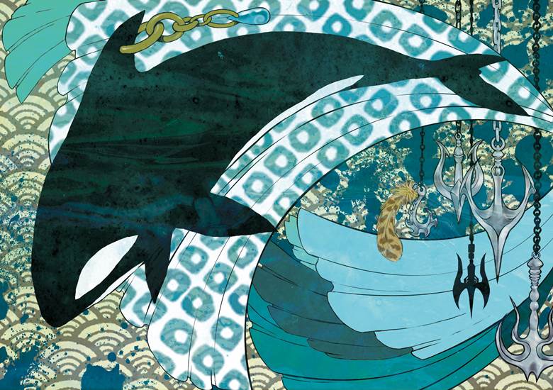 原创, orca, 原创, 和风, marine life, anchor