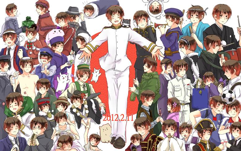 义呆利, kiku honda, 娘塔利亚, Hetalia 300+ bookmarks