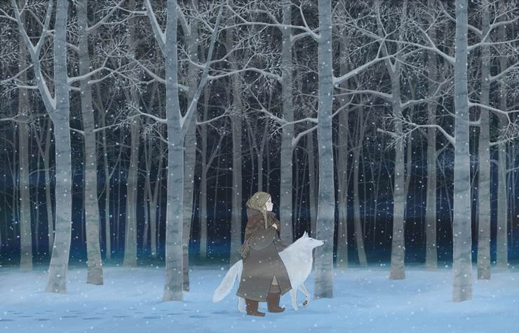 狼, snow, snowy landscape, Misia, forest, 建议点击, Original 500+ bookmarks