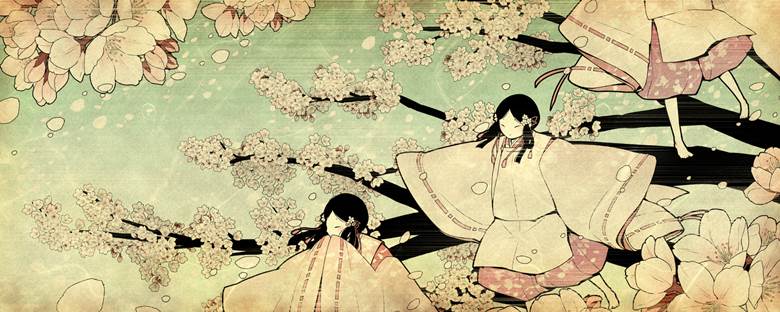 original, sakura, boy, Japanese style, Original 100+ bookmarks, beautiful