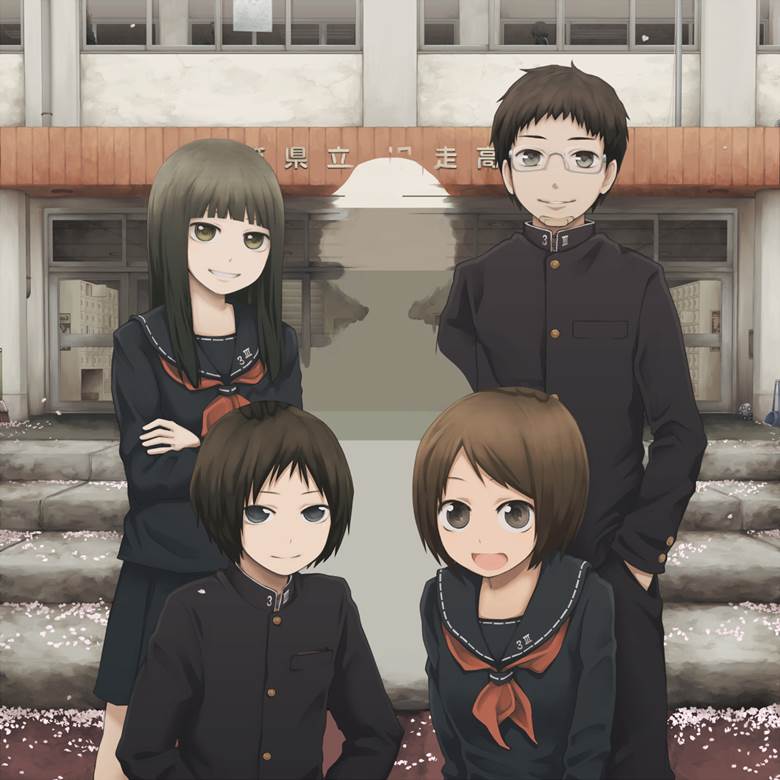 work in progress, school, 樱, 毕业, 黑色水手服