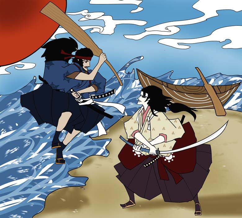 佐佐木小次郎, 宫本武藏, 日本刀, samurai