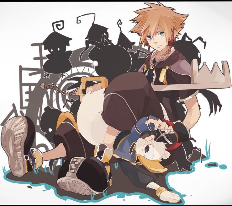 Kingdom Hearts|插画师そらン/茶々的《王国之心》插画图片