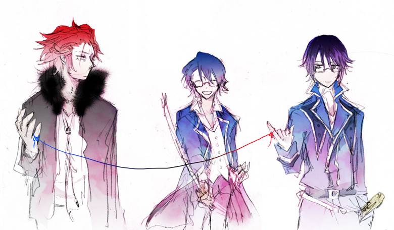 K (anime), Mikoto Suoh, Saruhiko Fushimi, yaoi, K Project BL