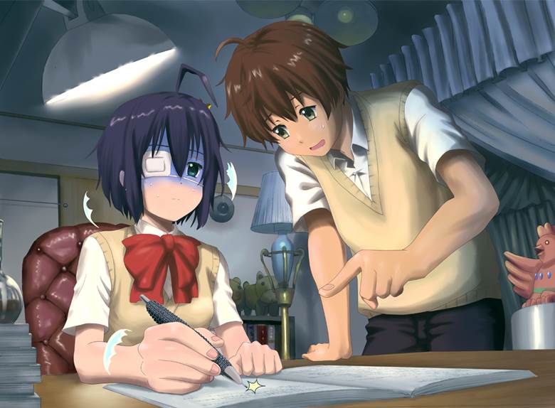 chuunibyou demo koi ga shitai!, rikka takanashi, Yuuta Togashi