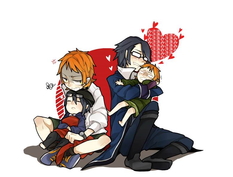 K (anime), yata misaki, Saruhiko Fushimi, what is this cuteness