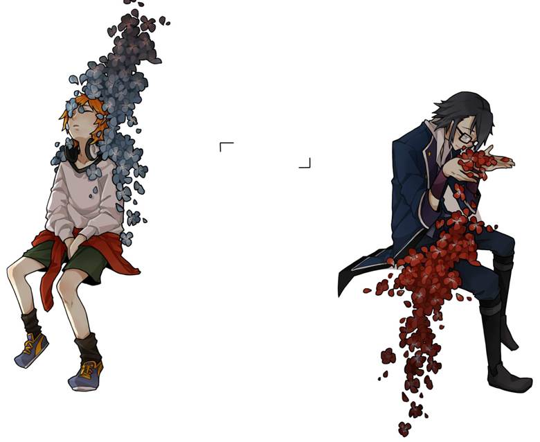 K（动画）, yata misaki, Saruhiko Fushimi