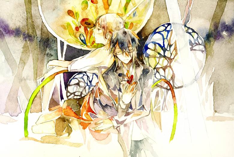 yata misaki, K（动画）, K Project BL, Saruhiko Fushimi, 太美了, sad