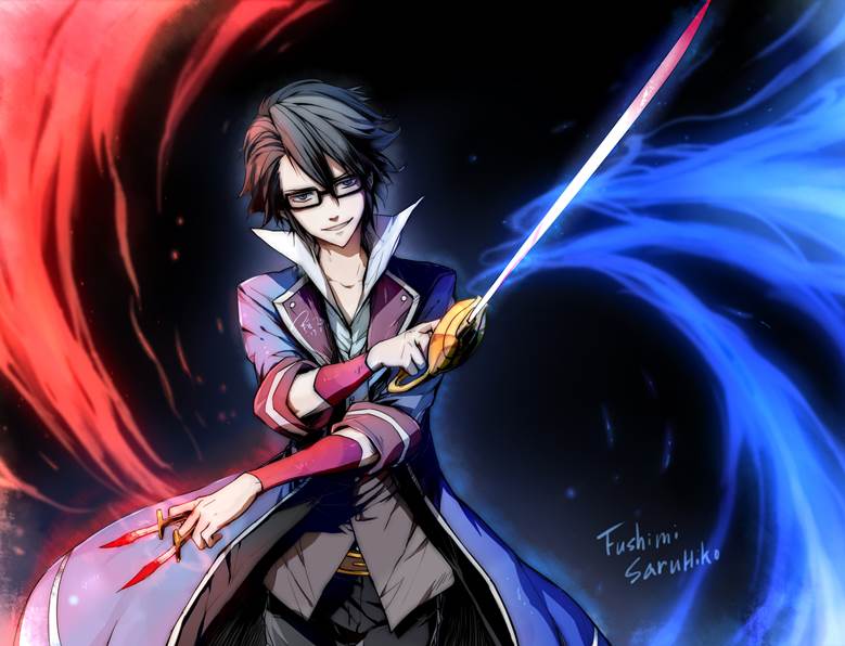 K (anime), Saruhiko Fushimi, beautiful