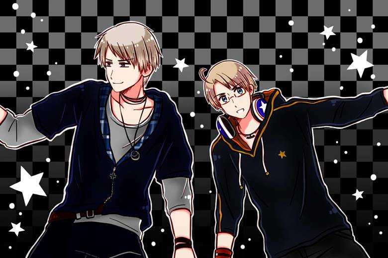 义呆利, gilbert beilschmidt, 阿尔弗雷德·F·琼斯, 野生的日丸屋, Hetalia 300+ bookmarks