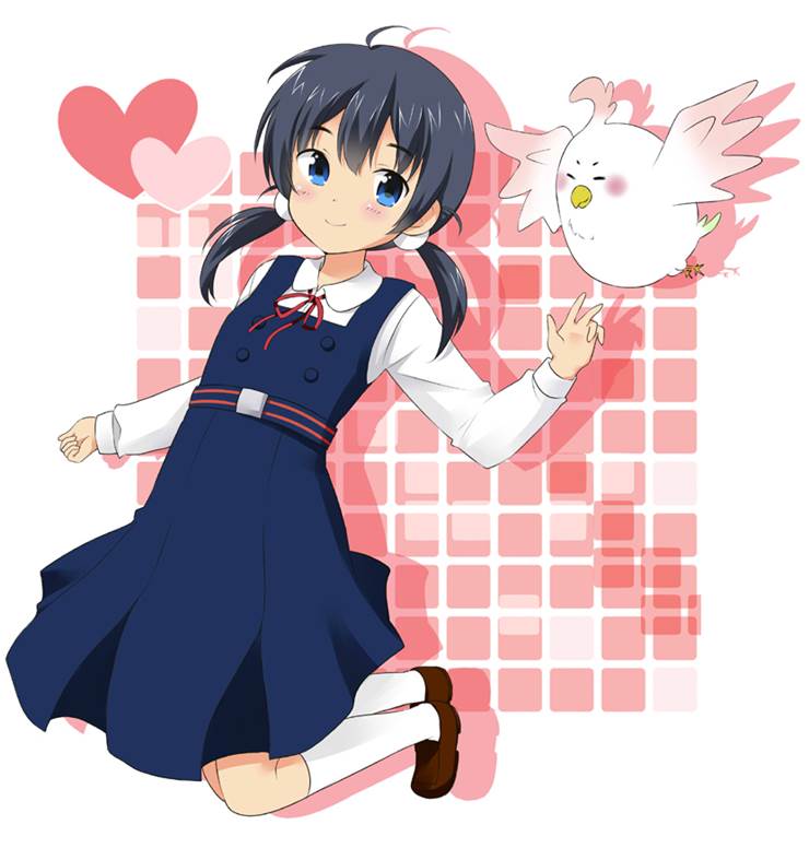 玉子市场, 北白川玉子, 白筒袜, 背心裙, string ribbon