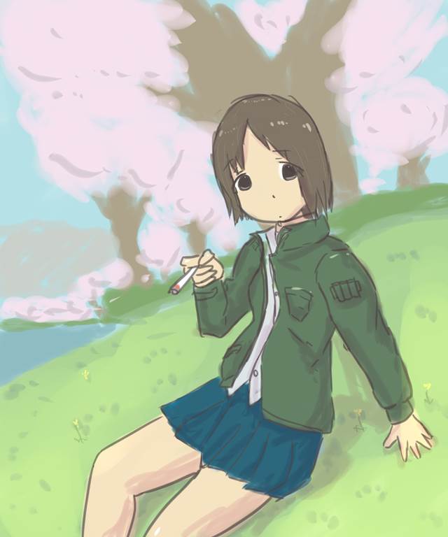 Ichigo Mashimaro, tobacco, Nobue Itou