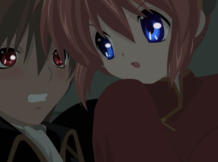parody, okita, okikagu, kagura, gintama, okita sougo