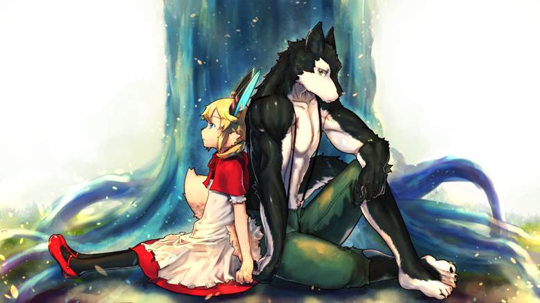 Rouon Aro, 兽人, 大灰狼和小红帽