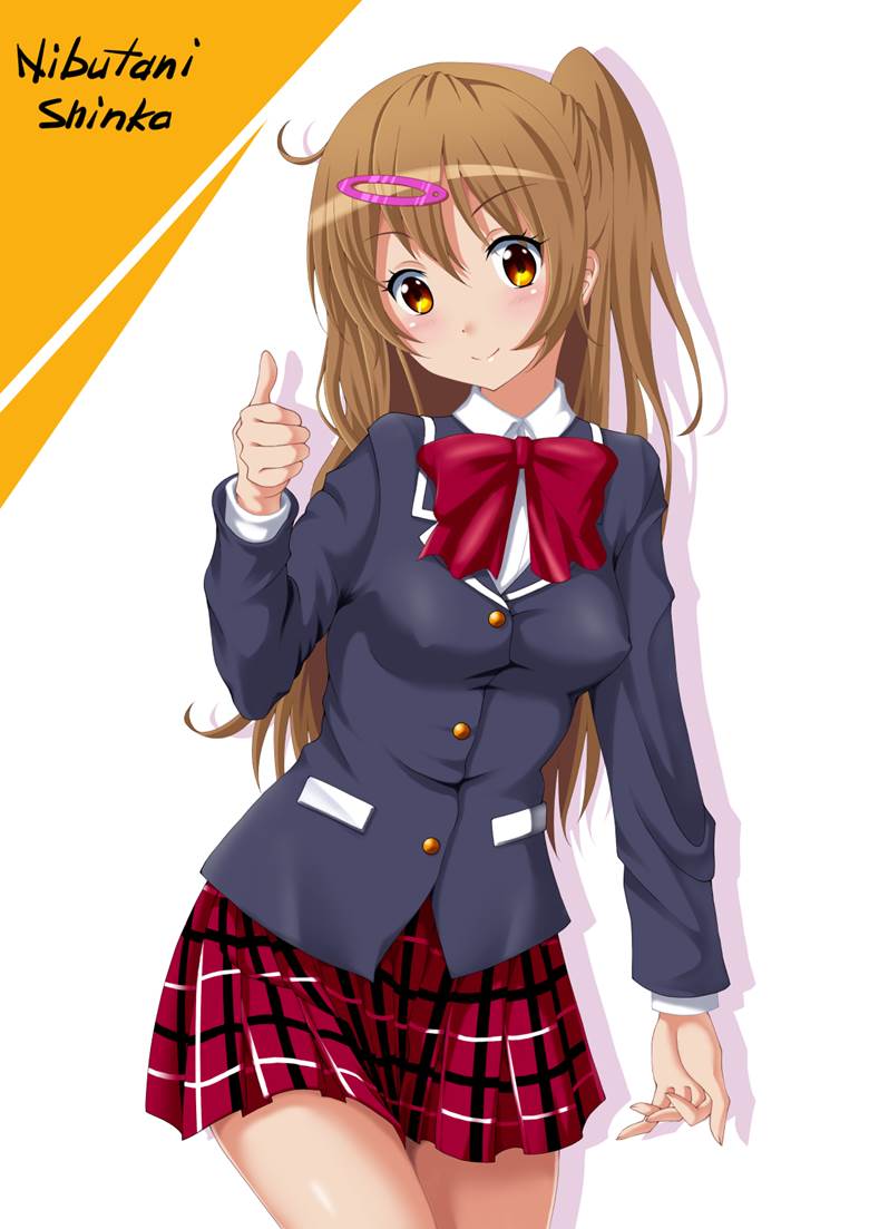 anime, chuunibyou demo koi ga shitai, nibutani shinka, uniform, chuunibyou demo koi ga shitai!