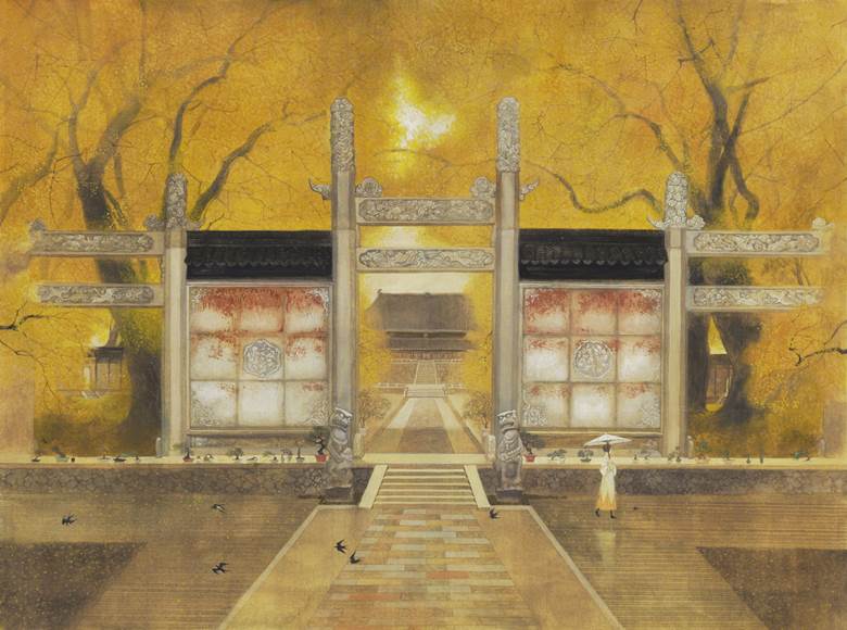 原创, ginkgo, 建筑, autumn, 太美了, 原创100收藏